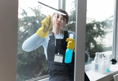 Nettoyage de vitres intérieures et extérieures à Besneville